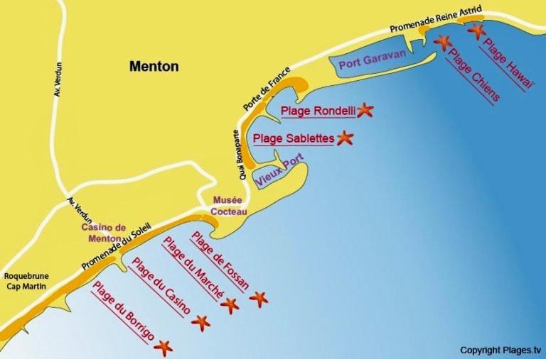 Studio La Cigale Bord De Mer Menton Luaran gambar